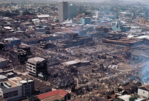 Damage Done to Managua After Earthquake