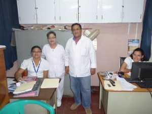 Centre Director Cesar Castillo and team